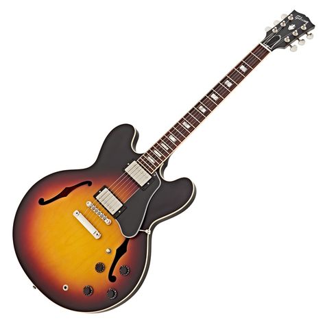 Gibson ES-335 semi hollow body sunburst Gibson Es 335, Beatles Band, Gibson Es, Signature Guitar, Gibson Guitar, Gibson Custom Shop, Music Guitar, Gretsch, Bass Guitar