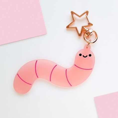 Plastic Texture, Bestie Birthday, Acrylic Keychains, Pink Acrylic, Pink Acrylics, Metal Keychain, Cute Keychain, Acrylic Charms, Monster Art