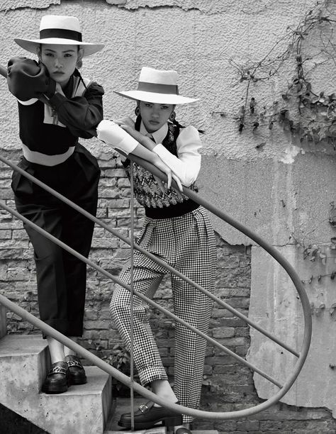 "ego creo ergo sum" Fragmentacy Teddy Girl Style, Boarding School Fashion, Editorial Couple, Paris Editorial, Teddy Girl, Harajuku Aesthetic, Teddy Boys, Vogue China, 20th Century Fashion