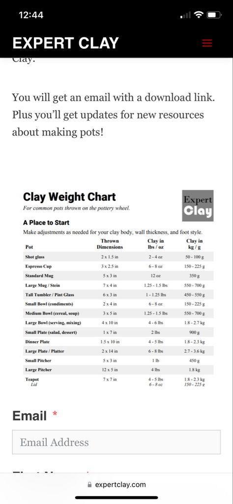 Pottery Clay Weight Chart, Clay Weight Chart, Clay Weights For Throwing, Ap Ceramics, Throwing Clay, Glaze Ideas, Pottery Inspo, Ceramics Ideas, Pottery Cups