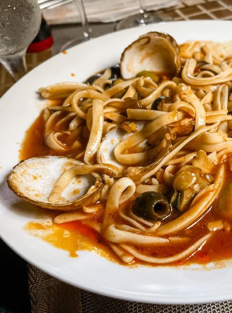 Linguini with Red Clam Sauce Linguini With Red Clam Sauce, Linguini With Clam, Linguini With Clam Sauce, Red Clam Sauce, Clam Pasta, Clam Sauce, Favorite Pasta Recipes, Popular Dinner Recipes, Yummy Seafood