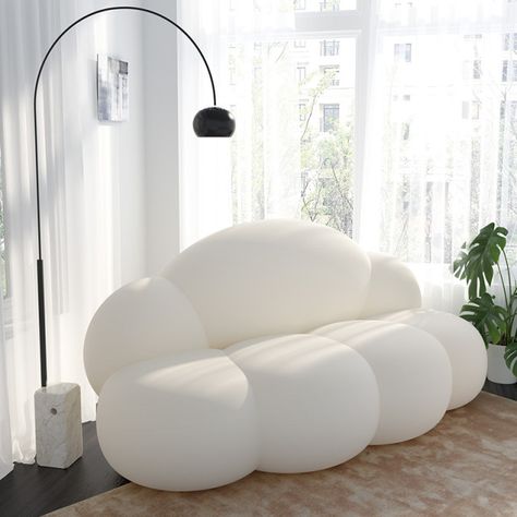 Cloud Shaped Couch, Floor Lounge, Bilik Idaman, Shape Sofa, Cloud Shape, Couch Small, Sofa Modern, Sofa Set Designs, Furniture Luxury