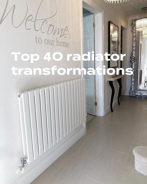 How To Design Around Radiators, Radiator In Bedroom, Bedroom Radiators Under Window, Radiator Ideas Bedroom, Towel Radiator Ideas, Curtain Above Radiator, Radiator Bedroom Ideas, Heating Systems Home, Tv Over Radiator Living Rooms