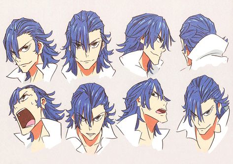 Kill La Kill Art, Studio Trigger, Expression Sheet, Character Model Sheet, Anime Head, Anime Expressions, Kill La Kill, Drawing Expressions, Art Style Inspiration