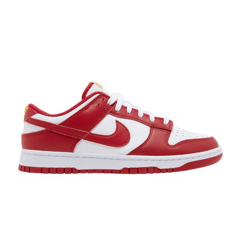 Check out the Dunk Low 'Gym Red' on GOAT Dunks Yellow, Red Dunks, White Dunks, Nike Dunk Low Sp, Retro Gym, Yellow Nikes, Nike Models, Limited Edition Sneakers, Sneaker Stores