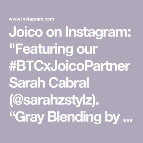 Joico on Instagram: "Featuring our #BTCxJoicoPartner Sarah Cabral (@sarahzstylz).

“Gray Blending by becoming a Blonde 👱‍♀️!!

• I love gray blending with a mix of Highlights and Foilayage, that way it remains Lived-in, but blends the grays!
• Then I like to finish with a root tap and tone.”

@‌sarahzstylz #Joico Formula:

Formula 1 (Lightener): Joico Blonde Life Lightening Powder with 20 Volume Joico Blonde Life Coconut Oil Developer #JoicoBlondeLife

Formula 2 (Root Tap): Joico LumiShine Demi-Permanent DD Crème Color 6NA with 5 Volume Joico LumiShine Developer #JoicoLumiShine

Formula 3 (Toner): Joico LumiShine Demi-Permanent Liquid Color 10PV with 5 Volume Joico LumiShine Developer" Joico Lumishine Formulas Blonde, Lumishine Formulas, Joico Lumishine Formulas, Root Tap, Joico Blonde Life, Crème Color, Gray Blending, Joico Color, Demi Permanent