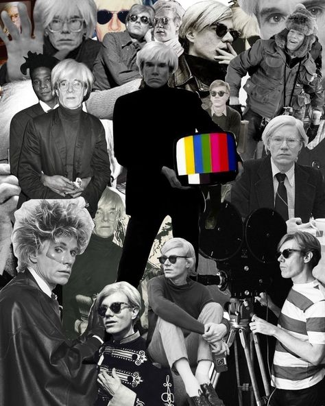 Collage by Andy Warhol Andy Warhol Pop Art, Andy Warhol Art, Warhol Art, Andy Warhol, Pop Art, Historical Figures, Collage, Art