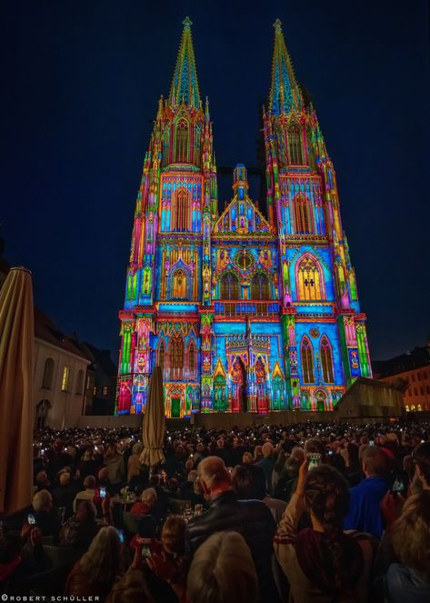 Rauch Fotografie, Beautiful Birthday, The Cathedral, Light Installation, Pretty Places, French Artists, Cologne Cathedral, Barcelona Cathedral, Light Colors