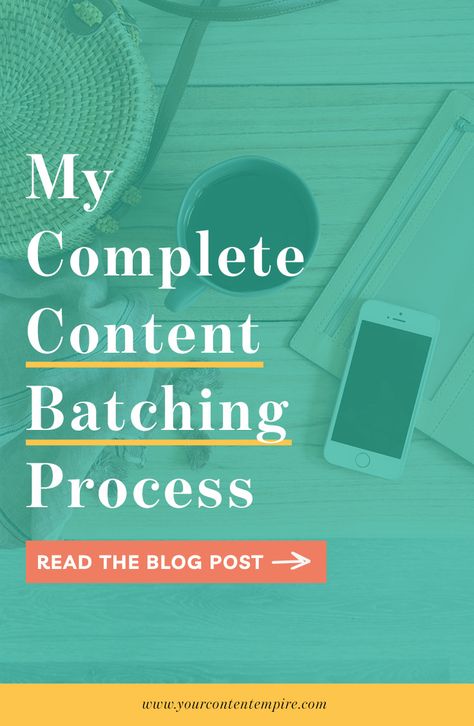 Behind-the-Scenes - My Content Batching Process - Your Content Empire Content Planning Calendar, Content Batching, Batch Content, Content Marketing Plan, Blog Checklist, Business Basics, Online Quizzes, Social Media Marketing Content, Content Planning