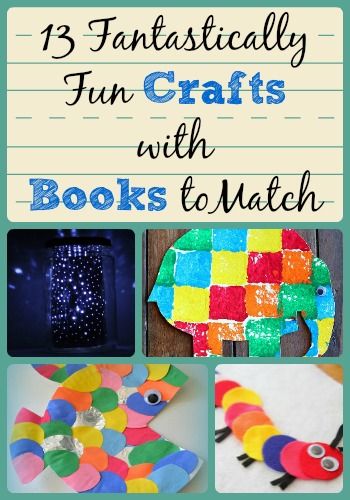 13 Funtastically Fun Crafts with Books to Match Guest Post on The Curriculum Corner from AllFreeKidsCrafts.com | The Very Hungry Caterpillar | Goodnight Moon | The Rainbow Fish Crafts With Books, Storytime Crafts, Ornaments Homemade, Art And Craft Videos, Wallpaper Collage, Preschool Books, Wallpaper Laptop, The Editor, Handcrafted Bags