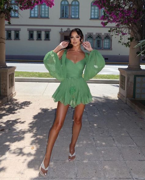 Our Gaia Mini Dress in Pistachio as seen on @monicascassi www.chiclefrique.com Pistachio Dress, Summer Holiday Outfits, Online Clothing Store, Date Outfits, Online Fashion Stores, Summer Holiday, Two Piece Sets, Online Clothing Stores, Clothes Online