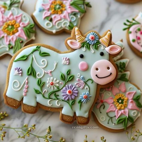 Buffalo Cookies Decorated, Buffalo Cookies, Longhorn Cookies, Cooking Crafts, Fancy Foods, Cow Cookies, Icing Ideas, Cookie Decorations, Royal Iced Cookies