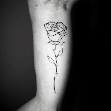 No Outline Tattoo, Rose Tattoo Drawing, Labrador Tattoo, Rose Outline Tattoo, Rose Flower Tattoo, Simple Rose Tattoo, Tattoo Samples, Hope Tattoo, Rose Flower Tattoos