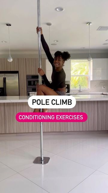 Fit2Flaunt on Instagram: "How to climb the pole and pole climbing conditioning exercises! Pole will get you stronger , this is how it starts! #fit2flaunt #beginnerpole #polefitness #poledancer #poleclimb" Pole Conditioning Exercises, Pole Climb, Pole Conditioning, Conditioning Exercises, Pole Climbing, Conditioning Workouts, Pole Fitness, Pole Dance, Pole Dancing