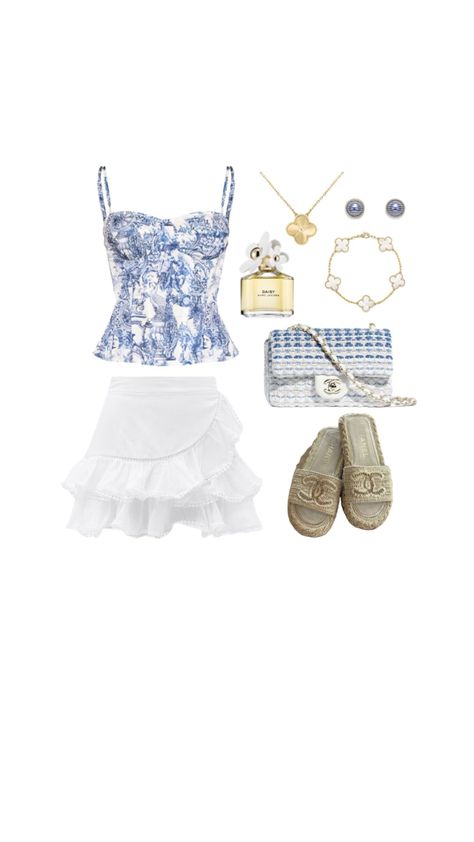 Holiday Break Outfit, Italy Vacation Outfits, Jamaica Outfits, Granddaughter Aesthetic, Chanel Aesthetic, Greece Outfit, Job Clothes, La Outfits, Spring Break Outfit