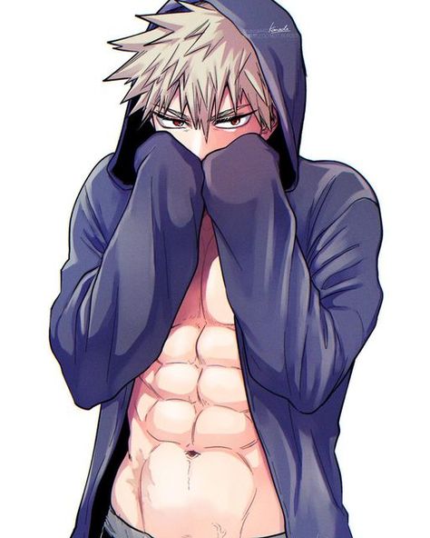 Boxing Gloves Art, Bakugo Katsuki Fanart Cute, Hot Hero, Bakugou Manga, Bakugo Katsuki, Katsuki Bakugou, Hottest Anime Characters, Wallpaper Tumblr, Anime Guys Shirtless