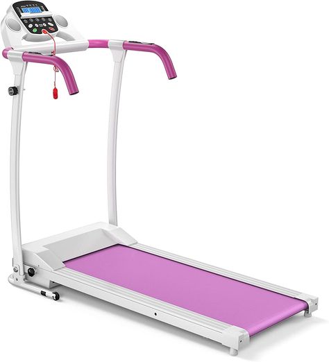 Electric Motorized Running Machine with 12 Preset Programs LED Monitor, Home Gym Office Cardio Training Equipment for Fitness Daily Workout Speed Distance Time, Foldable Treadmill, Efficient Workout, Running Machines, Folding Treadmill, Led Display Screen, Running On Treadmill, Running Belt, Running Fitness