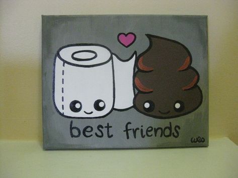 Friends Painting Canvases, Painting For Best Friend Canvases, Easy Paintings For Friends, Mini Canvas Art For Friends, Easy Painting For Best Friend, Paintings For Best Friends Canvases, Easy Paintings For Best Friends, Paintings To Make For Your Best Friend, Small Canvas Art For Best Friend