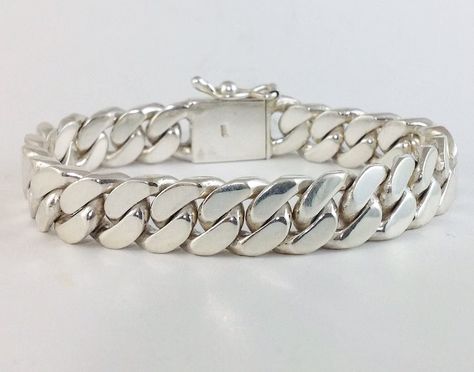 Silver Mens Bracelet, Mens Bracelet Designs, Biker Bracelet, Mens Chain Bracelet, Mens Bracelet Silver, Silver Chain Style, Handcrafted Bracelets, Braided Leather Bracelet, Silver Chain Bracelet