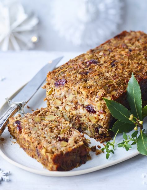 If you need a vegan nut roast that will stay together while the rest of your Christmas is coming unwrapped, we've got you covered.  #vegan #christmas #vegetarian #nutroast #christmasdinner Vegan Nut Roast, Vegetarian Feast, Roasted Nuts Recipe, Nut Roast, Vegan Christmas Dinner, Nut Loaf, Vegetarian Christmas, Roast Recipe, Christmas Food Dinner