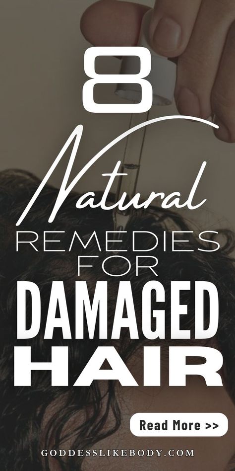 8 natural remedies for repairing damaged hair at home easily. Learn how to nourish and revitalize your hair with ingredients you may already have on hand. Remedies For Damaged Hair, Extremely Damaged Hair, Hair Growth Products, Hair Nets, Damaged Hair Repair, Hair Serum, Damaged Hair, Hair Growth, Home Remedies