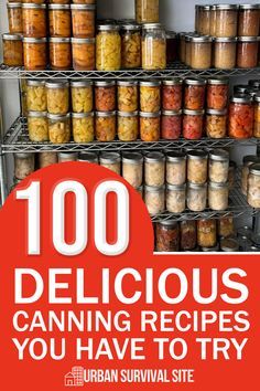 Welcome to our ultimate collection of delicious canning recipes, perfect for preserving extra fruits, vegetables, and herbs from your garden. Canning ensures you always have a supply of healthy, homemade food for any emergency. Plus, it's a fun hobby that can be very satisfying. From zesty salsas and tangy ketchups to sweet jellies and hearty broths, we have a huge variety of delicious canning recipes for you to choose from. Home Preserving Recipes, Vegetarian Canning Meals, Electric Canning Recipes, Preserving Food Ideas, Easiest Things To Can, Best Foods To Can, Canned Goods Recipes, Canning Olives, Suppli Recipe