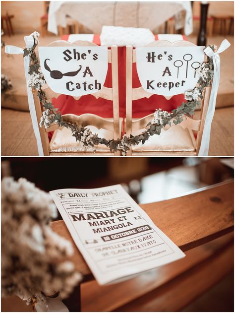 Harry Potter Wedding Program, Hidden Harry Potter Wedding Ideas, Harry Potter Wedding Theme Decoration, Harry Potter Wedding Theme Wedding Ceremony Decor, Harry Potter Reception Ideas, Harry Potter Wedding Colors, Harry Potter Wedding Table Decorations, Harry Potter Theme Wedding Ideas, Harry Potter Wedding Theme Ideas