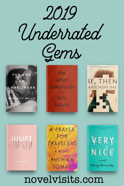 Novel Visits' Six 2019 Underrated Gems Underrated Books To Read, Underrated Books, Books Wishlist, Book Club Recommendations, Tbr Pile, Tbr List, Read List, Great Books To Read, Book Recs