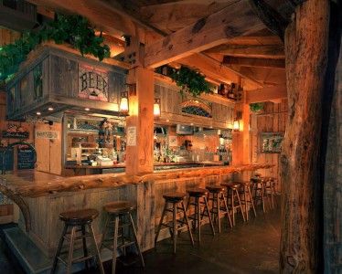 Interior of Bridgetender | Courtesy of Bridgetender Tavern Lake Tahoe Restaurants, Top 10 Restaurants, Paradise Falls, Tahoe City, Breakfast Burger, Cafe Concept, Grill Restaurant, Rustic Bar, Restaurant Concept