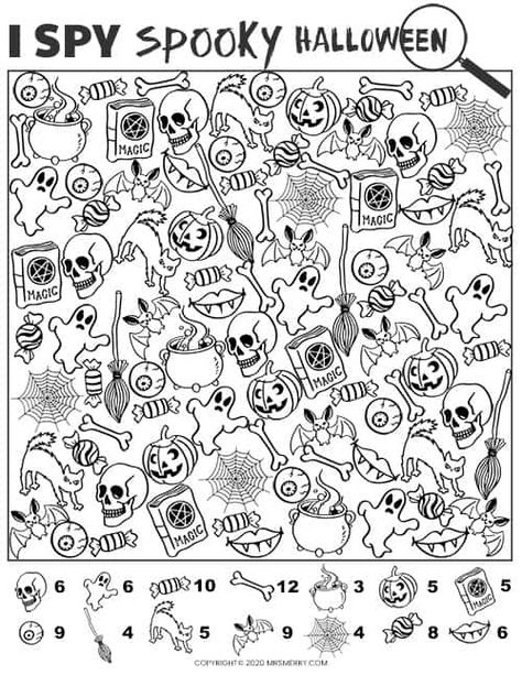 Find The Object Hidden Pictures For Kids, Halloween Find The Difference, Seek And Find, Halloween Seek And Find Printable, Halloween Hidden Pictures Printables, Halloween Search And Find Pictures, Halloween Ispy, I Spy Halloween Printables For Kids Free, Spy Halloween