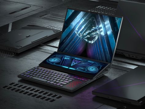 Asus Rog Zephyrus Duo 16, Laptop Rog, Laptop Ideas, Asus Rog Zephyrus, Laptop Gadgets, Teknologi Gadget, Best Gaming Laptop, Latest Laptop, Dual Screen