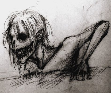 Creepy Sketch, Creepy Sketches, Art Sinistre, Creepy Dark, Art Du Croquis, Scary Drawings, Horror Drawing, Weird Drawings, Creepy Drawings