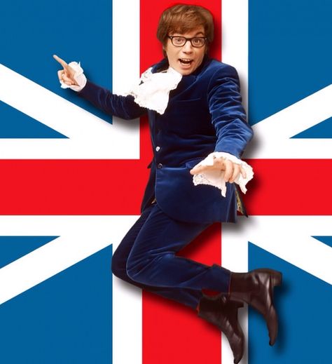 Austin Powers, international man of mystery. Austin Powers Characters, Mike Myers Austin Powers, Austin Powers International Man Of Mystery, Alfred E Neuman, International Man Of Mystery, Iconic Movie Characters, James Bond Theme, Mystery Film, Science Fiction Movies