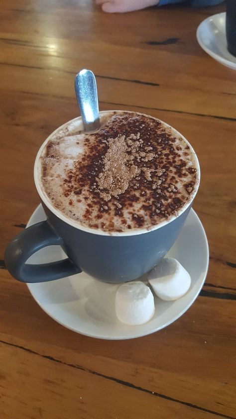 Hot Chocolate Snapchat Story, Hot Chocolate Snap, Chocolate Snapchat, Insta Status, Sweet Cafe, Hot Chocolate Coffee, Hot Chocolate Marshmallows, Snap Snapchat, Tasty Foods