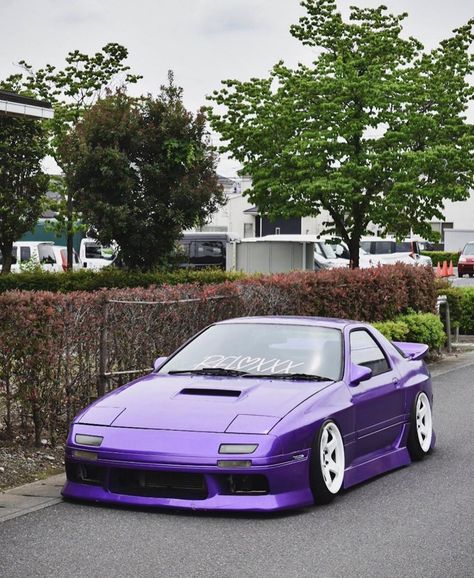 Purple Car, Best Jdm Cars, Drifting Cars, Street Racing Cars, Rx 7, Street Racing, Classy Cars, Tuner Cars, Pretty Cars