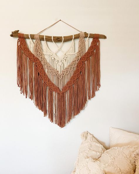 New multicolor wall hanging! I love getting to experiment with new designs 🥰 if interested please message me! This is my first time posting in quite a while! I apologize for the absence, work has been demanding much of my time but it has been wonderful! I am so excited to be posting again and thank you all for staying with me! ❤️ #macrame #handmadewithlove #smallbusiness #womenownedbusiness #art #boho #homedecor #fiberart I Apologize, If I Stay, New Designs, Macrame Wall, Macrame Wall Hanging, News Design, So Excited, Fiber Art, Macrame