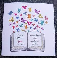 Retirement Card Deals ⇒ Best Sales in UK | Dealsan Retirement Cards Handmade For Women, Retirement Card Ideas, Card Ideas For Teachers, Retirement Cards Handmade, Butterfly Book, Card Butterfly, Ideas For Teachers, Butterfly Books, White Blank