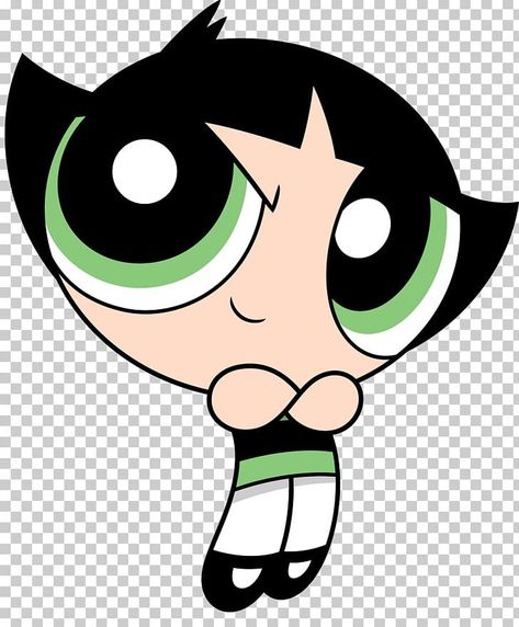 Powerpuff Buttercup, Buttercup Tattoo, Buttercup Powerpuff Girl, Blossom Bubbles And Buttercup, Powerpuff Girls Characters, Cartoon Network Characters, Girls Png, My Little Pony Applejack, Kitten Drawing