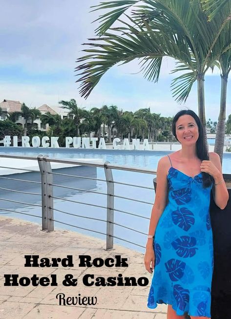 Review of the Hard Rock Punta Cana in the Dominican Republic. A great all-inclusive Caribbean vacation! #HardRockHotelsPartner #PuntaCana #travelresorts Punta Cana Hard Rock Resort, Hard Rock Hotel Punta Cana, Hard Rock Punta Cana, Caribbean Vacation, Caribbean Resort, Punta Cana Dominican Republic, Caribbean Vacations, Hard Rock Hotel, Family Travel Destinations