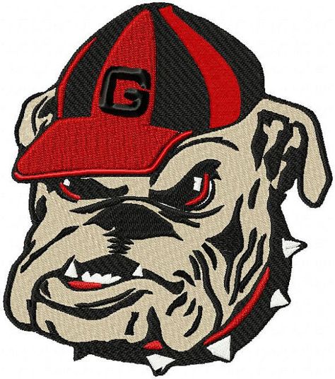 Georgia Embroidery by MMEmbroidery1 on Etsy Georgia Bulldogs Football, Georgia Bulldog, Bulldogs Football, Embroidery Machine Designs, Black Nike Shoes, Easy Sewing Projects, Georgia Bulldogs, Be Cool, Black Nike