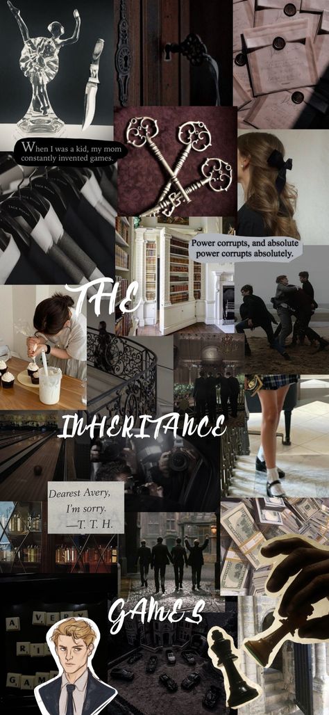 The inheritance games wallpaper book wallpaper book collage iPhone collage reading wallpaper Hawthorne legacy books Inheritance Games Aesthetic Wallpaper, The Inheritance Games Wallpaper, Inheritance Games Wallpaper, Wallpaper Collage Aesthetic, Hawthorne Legacy, Iphone Collage, Reading Wallpaper, Absolute Power Corrupts Absolutely, Inheritance Trilogy