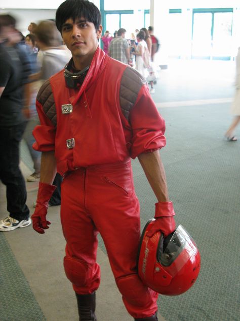 Akira Kaneda Fanart, Iconic Characters Costumes, Akira Tattoo, Akira Jacket, Cyberpunk Comic, Kaneda Jacket, Akira Art, Akira Film, Shotaro Kaneda