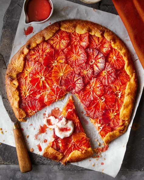 Blood Orange Recipes, Orange Tart, Make Ahead Desserts, Delicious Magazine, Shortcrust Pastry, Fruit Tart, Orange Recipes, Fruit In Season, Tart Recipes