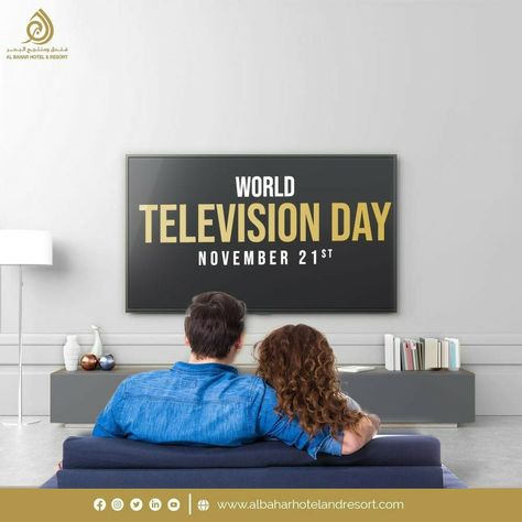 Life certainly became better with the presence of TV. It became more informative and more entertaining. Wishing a very Happy World Television Day to all. #Worldtelevisionday #televisionday #television #TV #albaharhotelandresort #tvday World Television Day, Very Happy, Hotels And Resorts, Tv