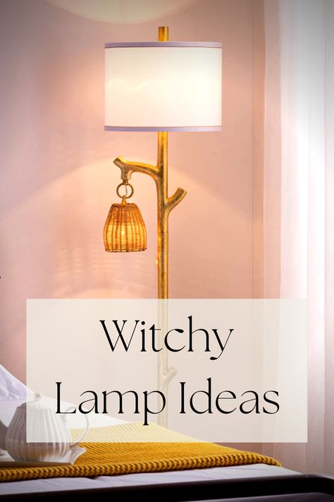 Witchy lamps for a magical home. 🌙Find more inspiration for witchy and magical interior design, home decor, tarot cards, crystals, fashion and much more in my Shop. Link in profile. As an Amazon Associate I earn from qualifying purchases.

#magicalliving #witch #witchy #wicca #vintage #homedecor #interiordesign #magical #mystical #lamps #lights #forest #trees Witchy Desk Lamp, Witchy Lighting, Magical Interior, Witch Bedrooms, Crystals Fashion, Goth Cottagecore, Witchy Room, Witchy Home Decor, Lamp Ideas