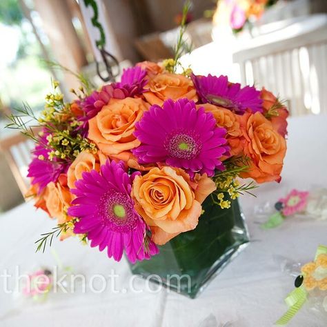 Orange Centerpieces, Unique Wedding Centerpieces, Cheap Wedding Centerpieces, Beautiful Wedding Centerpiece, Beach Wedding Centerpieces, Tropical Wedding Flowers, Beach Flowers, Birthday Party Centerpieces, Boda Mexicana