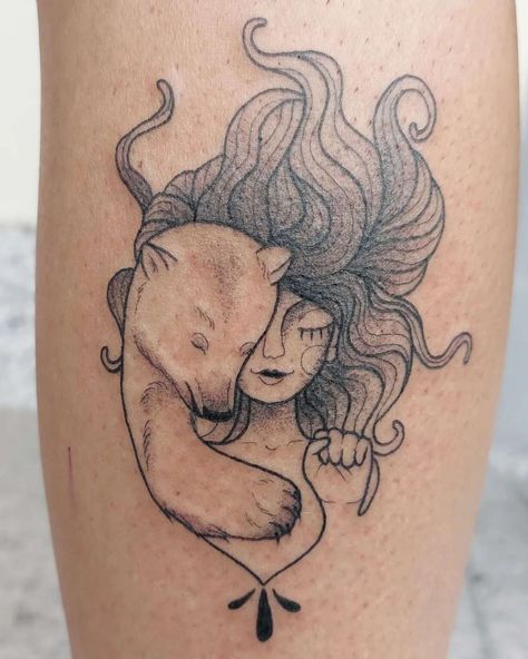 The Symbolism Behind Bear Tattoos – Self Tattoo Bear And Woman, Tattoo Ideas Brother, Bear Tattoo Ideas For Women, Brother Bear Tattoo, Tattoo Ideas Beautiful, Bear Tattoo Ideas, Tattoo Ideas Women, Polar Bear Tattoo, Self Tattoo