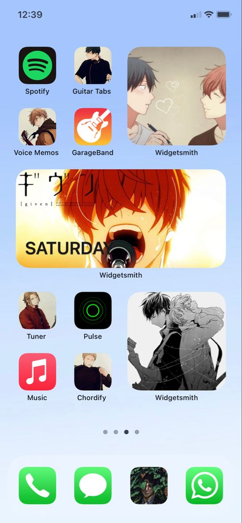 Given anime, music Anime Phone Theme, Given Anime, Iphone Theme, Anime Theme, Anime Phone, Screen Layout, Garage Band, Phone Theme, Guitar Tabs