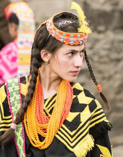 Faces of Kalash: Untold stories of the valley Kalash Valley, Caucasian Race, Pakistan Beauty, Mud Art, Pakistani People, People Of Pakistan, Pakistan Culture, Hunza Valley, Costumes Around The World