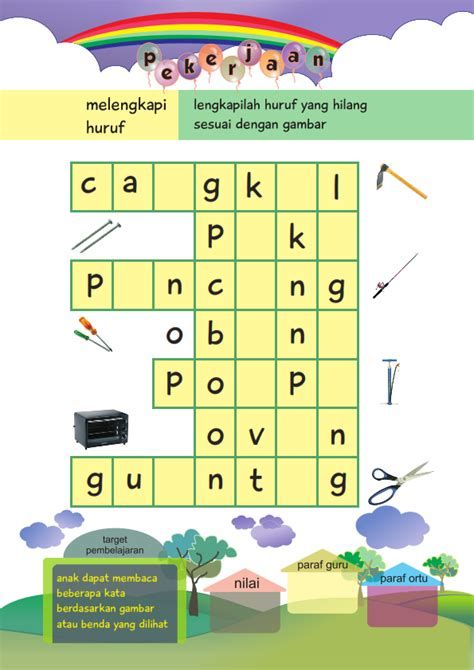 Soal Untuk Anak Tk Membaca – Soal Menulis Untuk Anak Tk B Soal Tk, Kids Crossword Puzzles, Free Printable Crossword Puzzles, Learning Express, Printable Crossword Puzzles, Preschool Activities Printable, First Grade Phonics, Kindergarten Reading Worksheets, Kids Worksheets Preschool